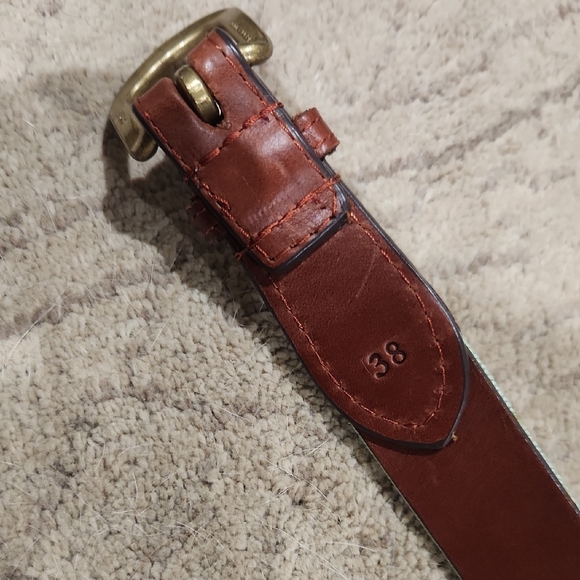 Stylish Brown and Blue Men's Belt - Picture 2 of 3
